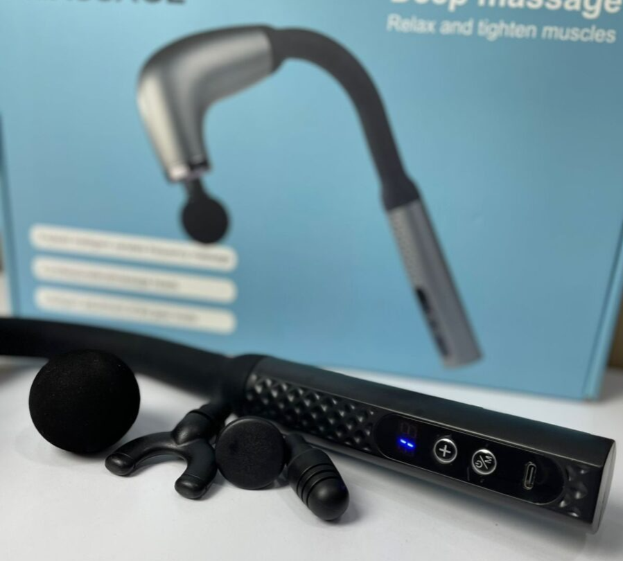 Elimina la tensión muscular en 5 minutos con la PISTOLA DE MASAJE inteligente