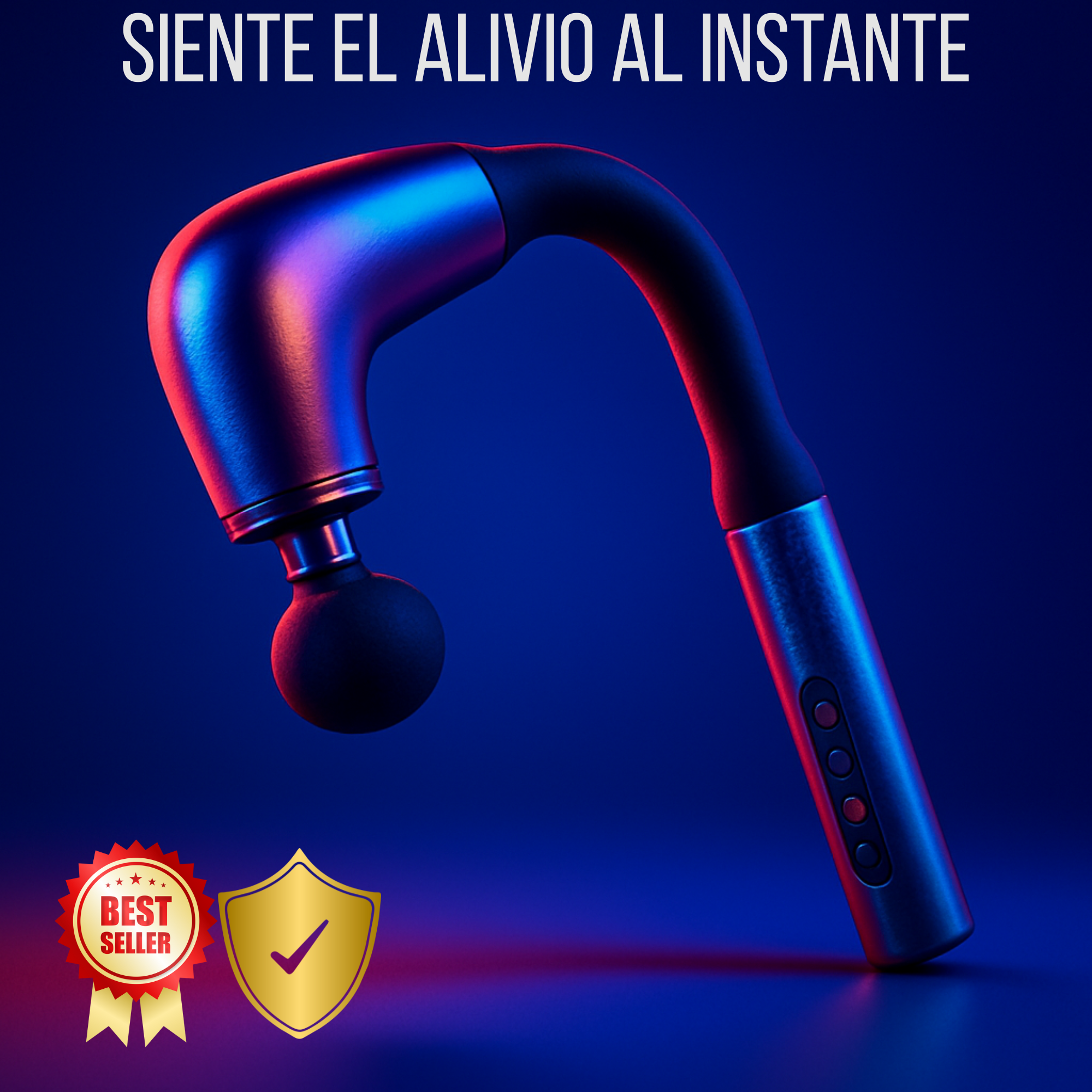 Elimina la tensión muscular en 5 minutos con la PISTOLA DE MASAJE inteligente