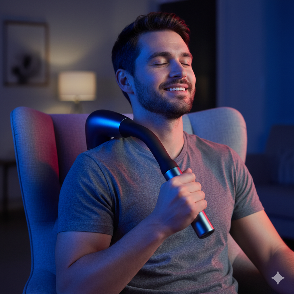 Elimina la tensión muscular en 5 minutos con la PISTOLA DE MASAJE inteligente